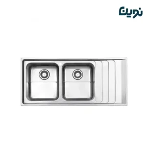سینک ظرفشویی استیل البرز کد 734