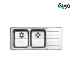 سینک ظرفشویی استیل البرز کد 735