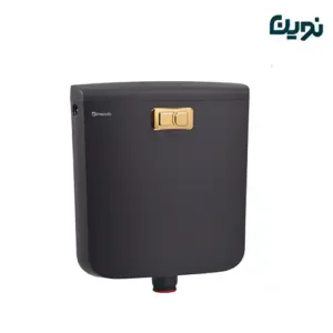 فلاش تانک ایمن آب مدل کاسپین مشکی کلید طلایی